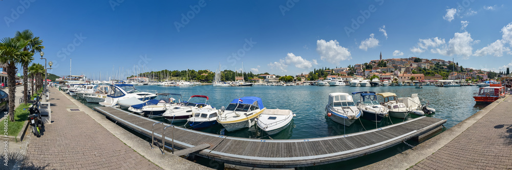 Panorama Urlaubsort Vrsar auf Istrien / Kroatien