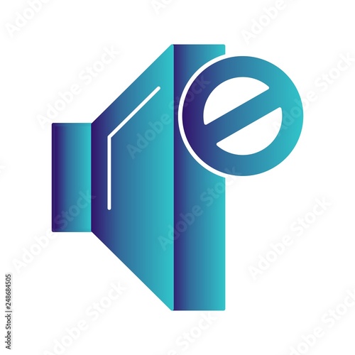 vector mute icon