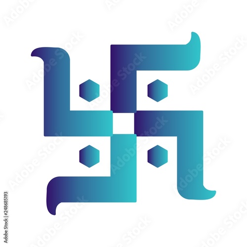 vector hindu sign icon
