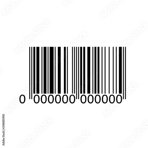 Barcode icon illustration. Ideal for promotional and marketing materials