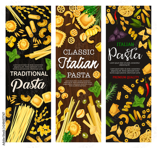 Italian pasta, Italy cuisine dishes
