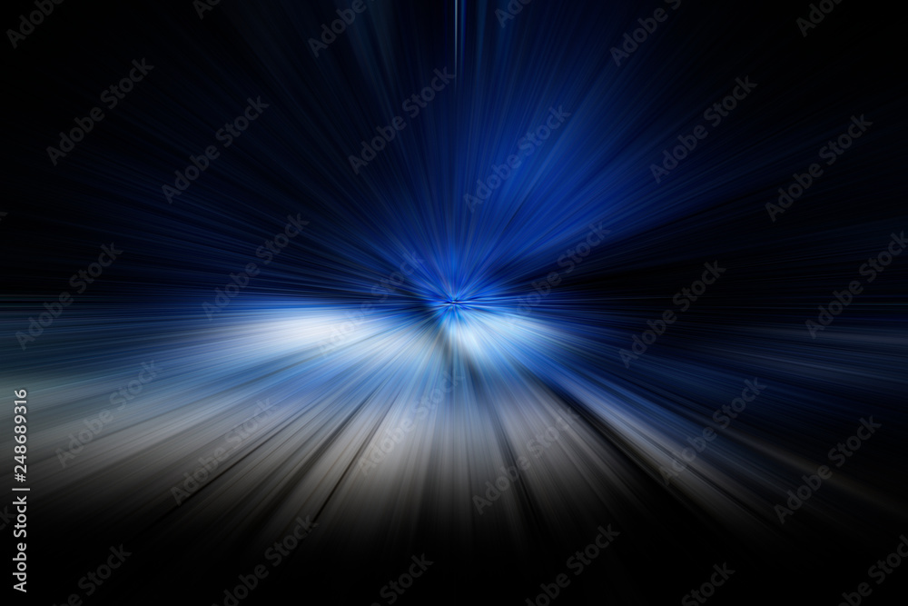 abstract blue background in space 