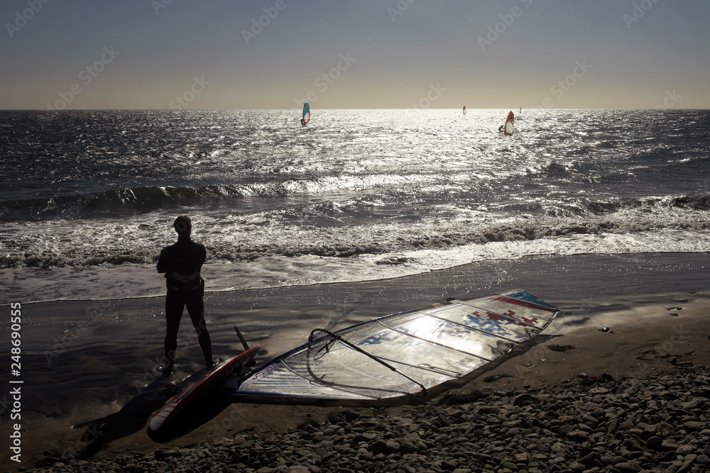 Naklejka premium surfschule