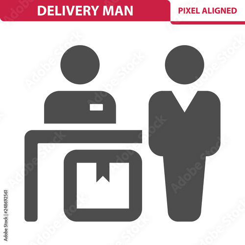 Delivery Man Icon