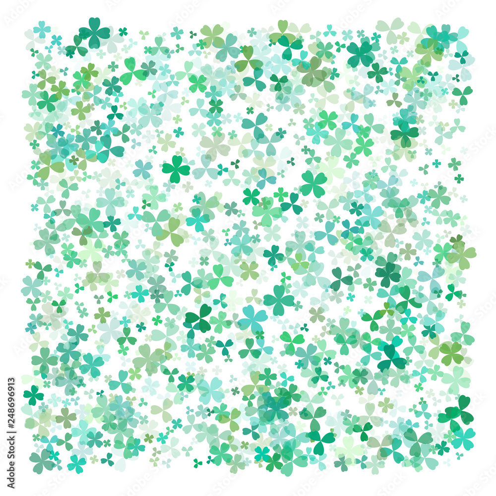 Vector Illustration of a St. Patrick's Day Background. Simple design