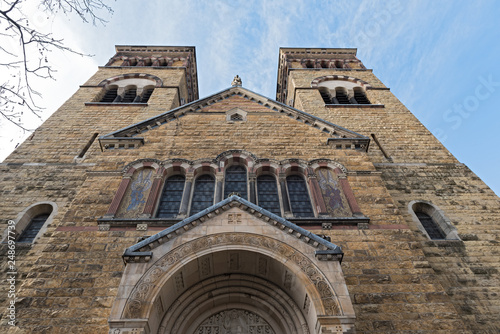 Billede på lærred neo-roman catholic church st michael at brüsseler platz in cologne, germany