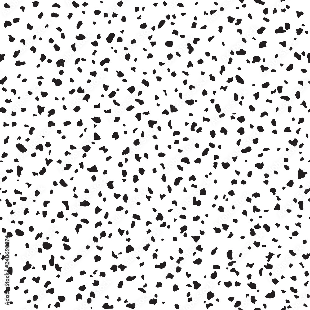 Black and white abstract shapes seamless vector pattern. Black and white texture. Black and white abstract shapes seamless vector pattern. Black and white texture.