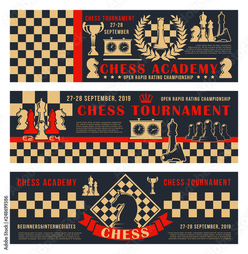 Chess academy game open tournament