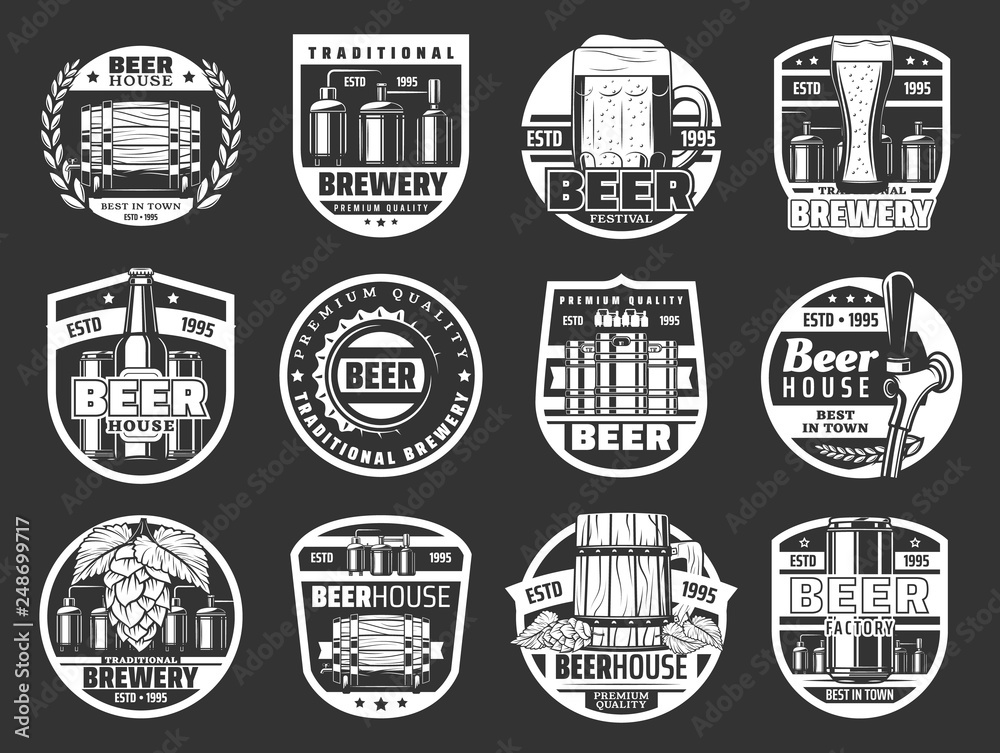 Obraz premium Beer house bar and brewery pub festival