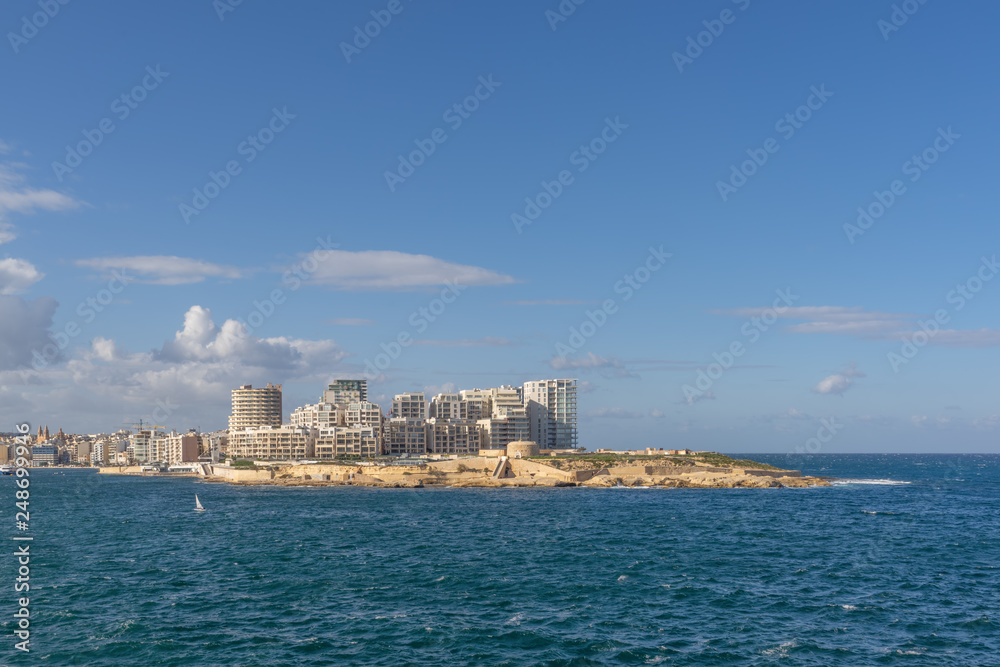 Teilansicht der Stadt Valletta auf Malta