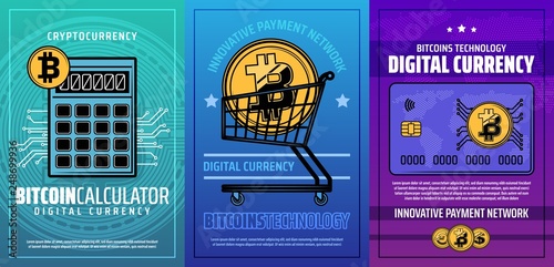 Cryptocurrency bitcoin mining, currency exchange