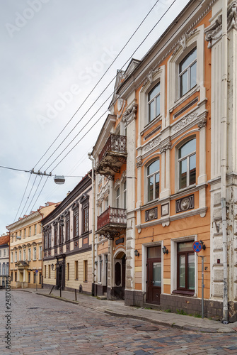 Street in Vilnius, Lithuania
