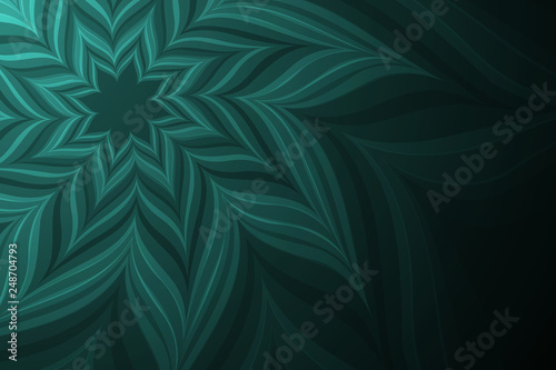 Abstract neon flower.