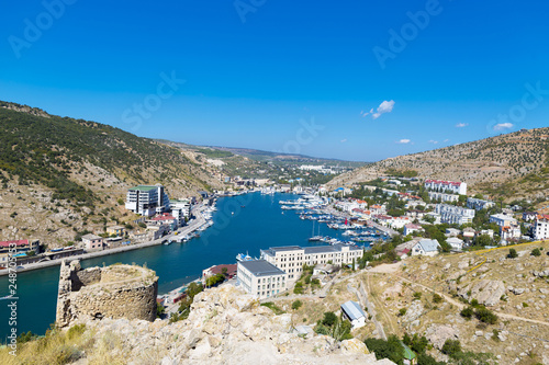 Fototapeta Naklejka Na Ścianę i Meble -  View of Balaklava Bay. Sevastopol, Crimea