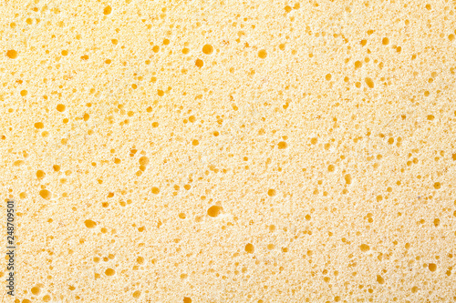 Sponge foam yellow pattern texture.