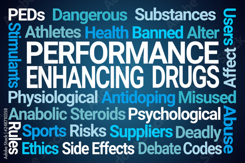 Performance Enhancing Drugs Word Cloud