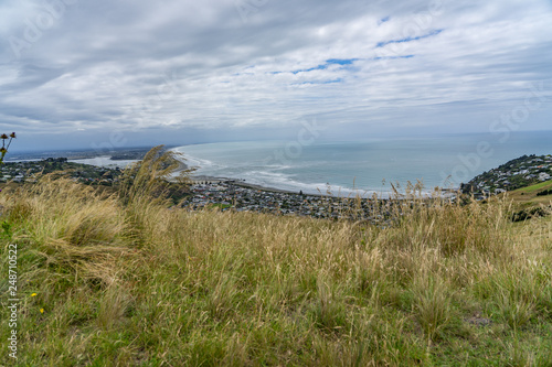 great view from the hills at Taylors mistake walkway, Taylors mistake track nature, New Zealand's beautiful nature, nature landscape, New Zealand landscape.