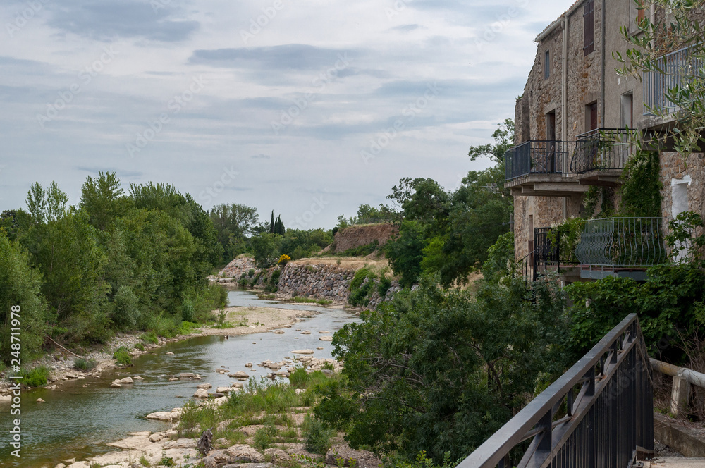 Orbieu River at Ribaute, France