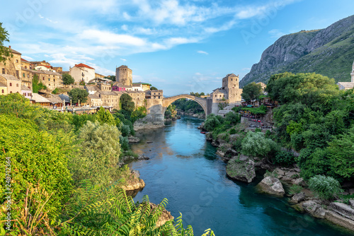 Old Bridge and Cityscape of Mostar