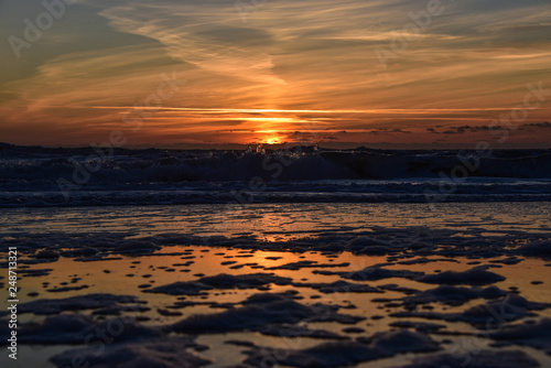 Sunrise over the Atlantic ocean © Lee