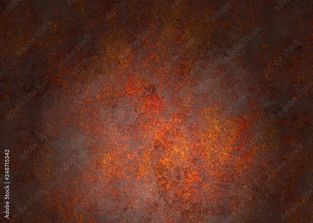 rust wall background with spot light effect rust wall background with spot light effect