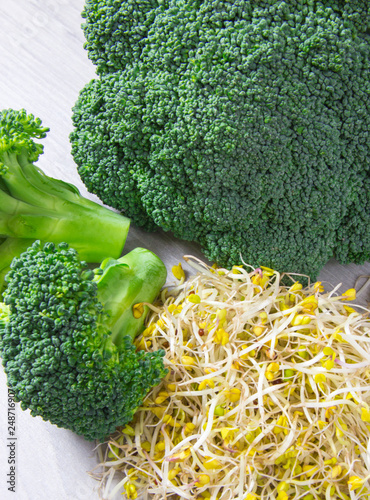 Broccoli sprouts as an ingredient of a healthy diet.
