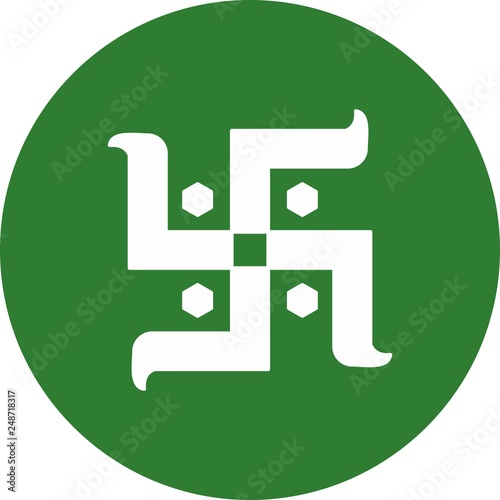 vector hindu sign icon