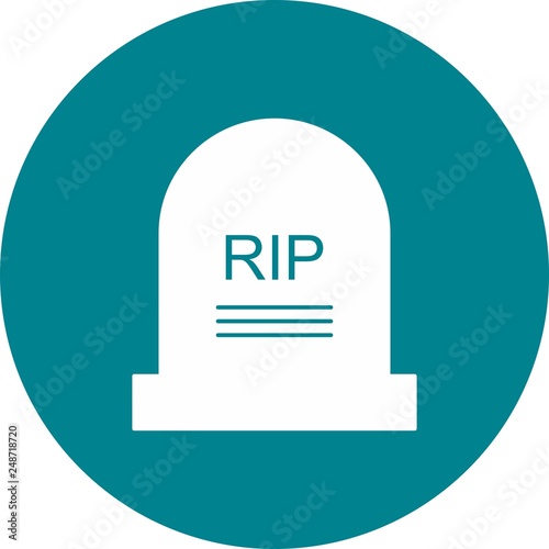 vector grave icon