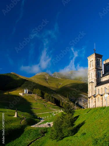 Shrine of La Salette in the French Alps photo