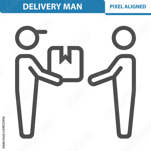 Delivery Man Icon