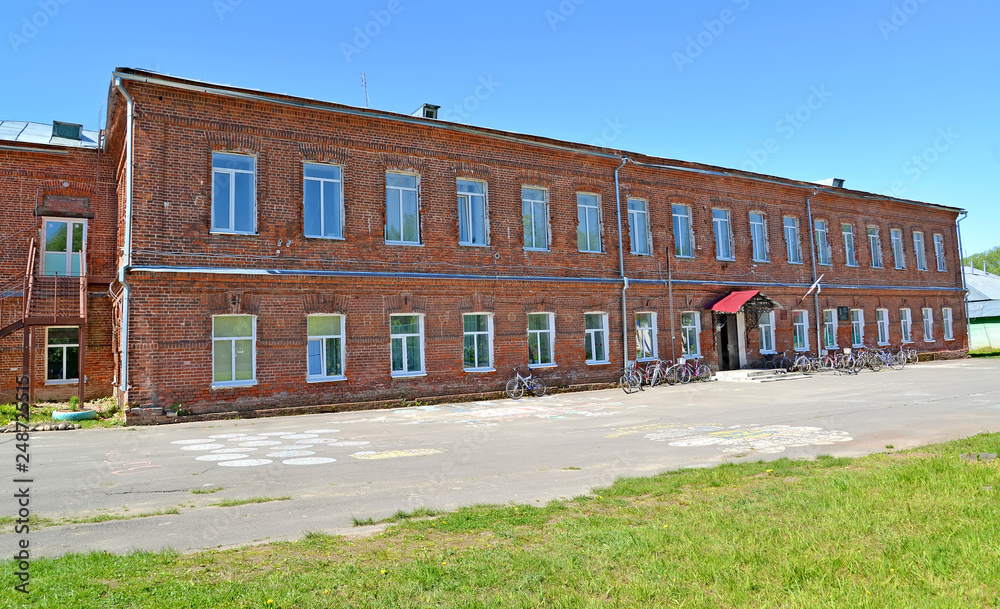 Building of high school No. 2 (former spiritual school). Poshekhonje, Yaroslavl region
