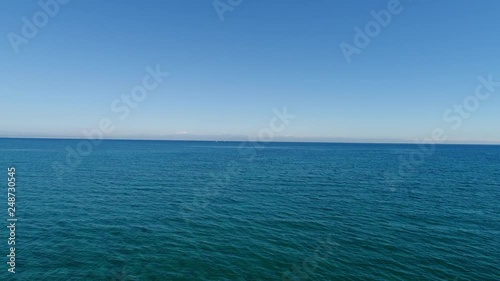 Wallpaper Mural Aerial View of Drone Flying of Beautiful Sea- 4K Torontodigital.ca