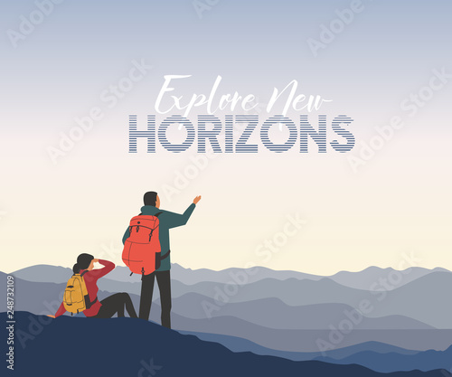 Time to adventure concept
