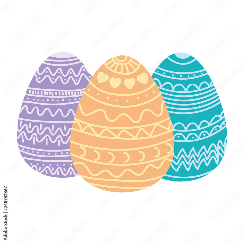 easter eggs isolated icon easter eggs isolated icon