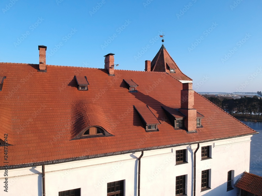 Roof of Mir Castle, Belarus