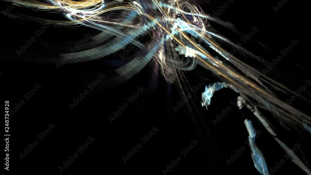 Abstract fractal forms morph and oscillate (Loop) Abstract fractal forms morph and oscillate (Loop)