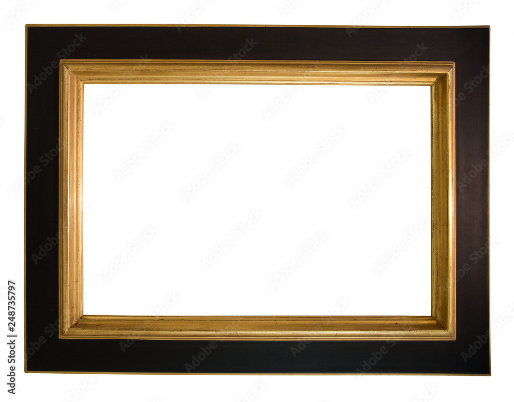 rectangular frame for a mirror on isolated background rectangular frame for a mirror on isolated background