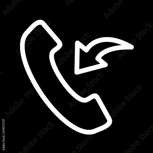 Incomming Call Vector Icon