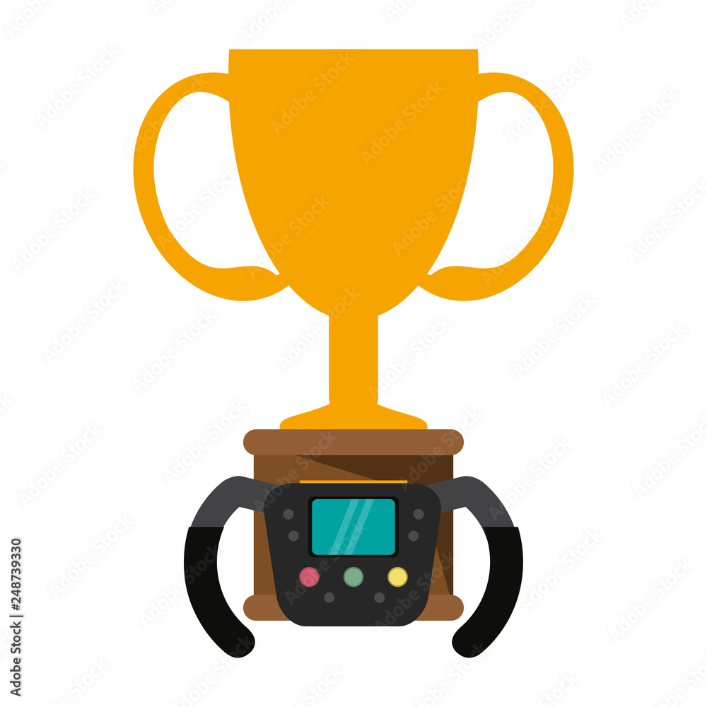 Obraz premium Racing chmapionship trophy cup