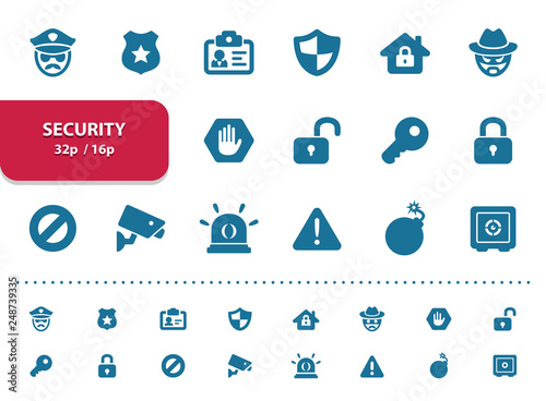 Security Icons (2x magnification for preview)
