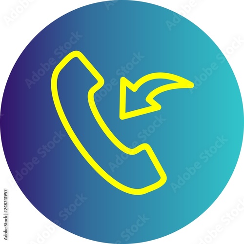 Incomming Call Vector Icon