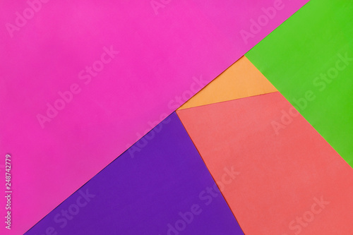 Abstract geometric colorful paper background.