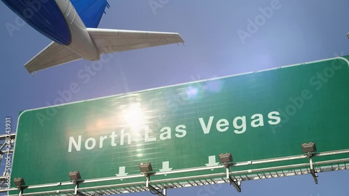 Airplane Take off North Las Vegas