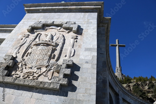 Valley of the fallen, Sierra de Guadarrama, near Madrid Spain