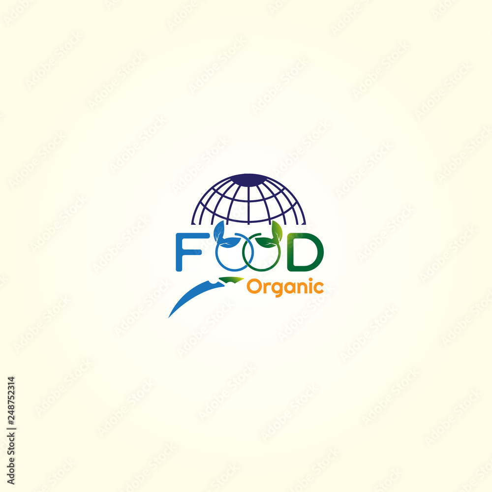 Food logo template, vector logo for restaurant business identity, culinary symbol or icon , organic, spoon and fork illustration -vector Food logo template, vector logo for restaurant business identity, culinary symbol or icon , organic, spoon and fork illustration -vector