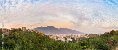 Caracas City at Sunset