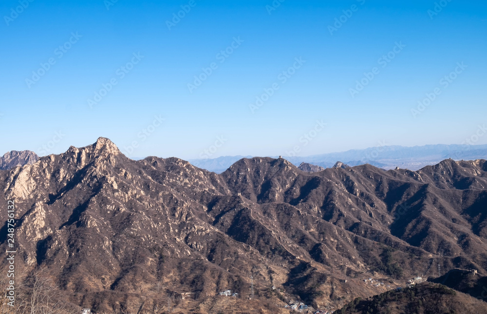 View from the great wall,  At the winter time and don’t have leaf.