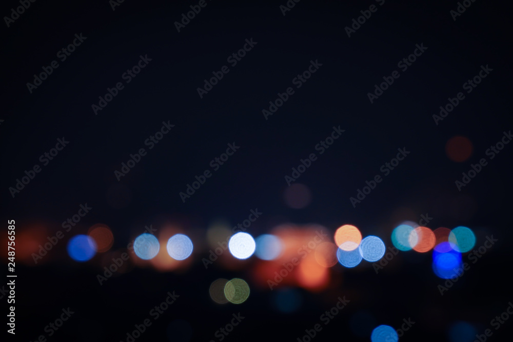 blurred light night city bokeh abstract background blurred light night city bokeh abstract background