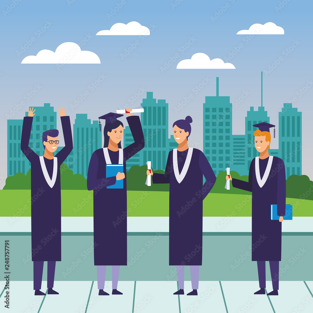 graduation ceremony diploma people graduation ceremony diploma people