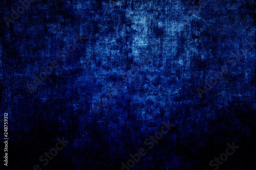 Grunge Betonwand dunkelblau Hintergrund